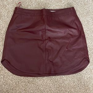 Bb Dakota real leather skirt